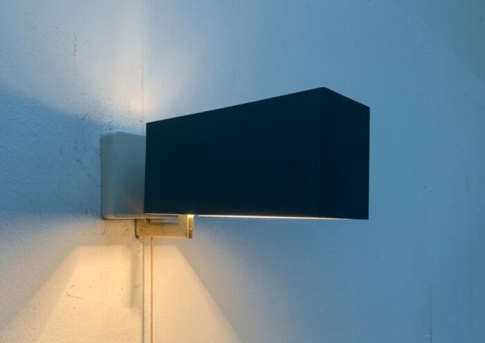 mid century german minimalist wall lamp from kaiser leuchten 6