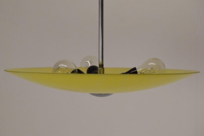 mid century glass pendant lamp 1960s 5