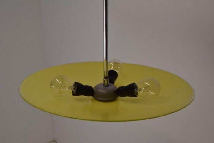 mid century glass pendant lamp 1960s 7