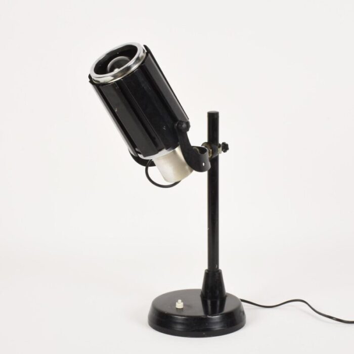 mid century italian aluminium metal table lamp by oscar torlasco 1960s 6