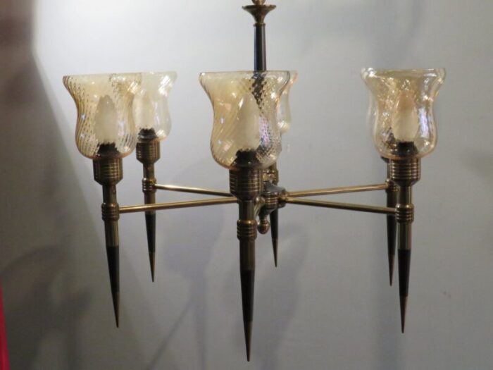 mid century italian chandelier 11