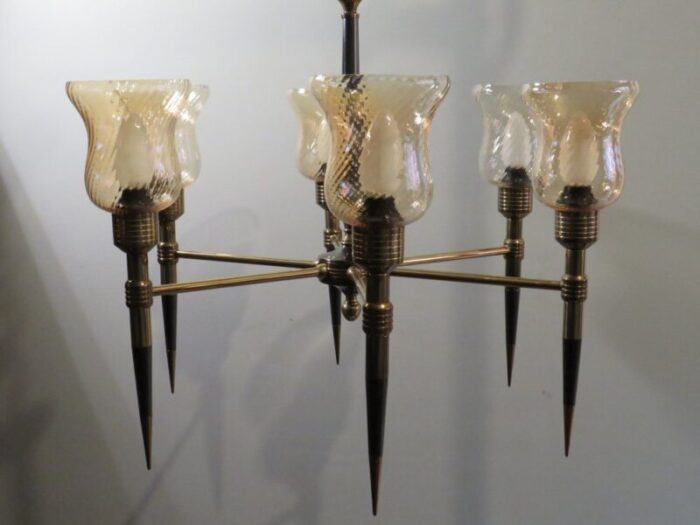 mid century italian chandelier 9