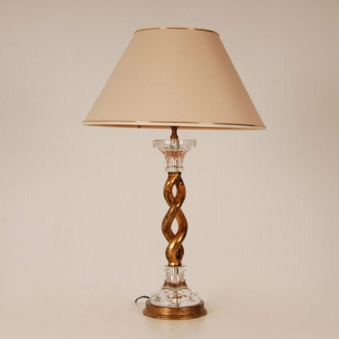 mid century italian hollywood regency barley twist table lamp from banci 1970s 8