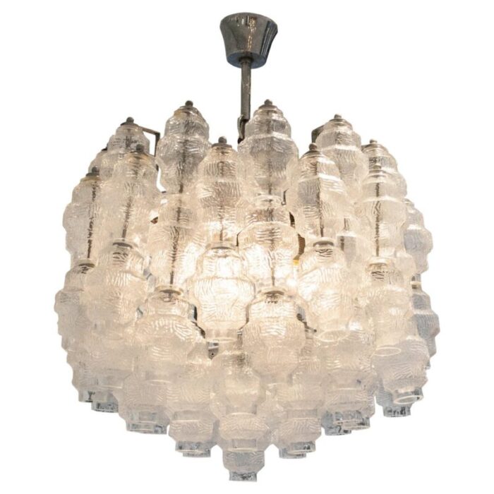 mid century modern italian murano glass ceiling lamp 1970s 1