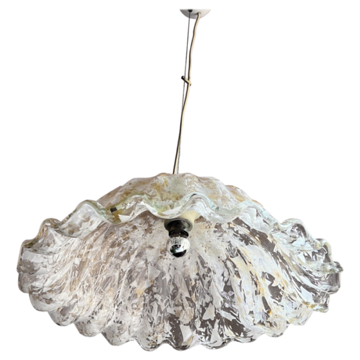 mid century modern murano glass ceiling light attributed to la murrina 1970s 9332