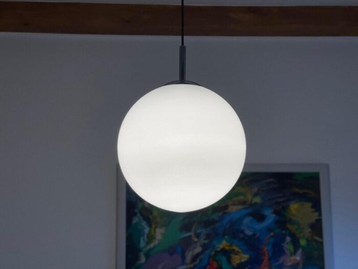 mid century pendant globe lamp 3