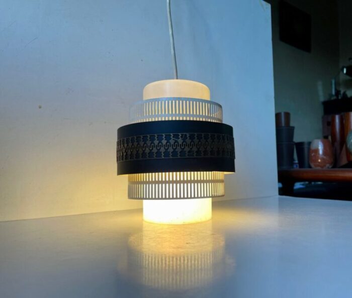 mid century scandinavian pendant lamp by e s horn 1950s 3