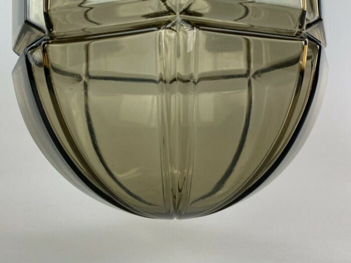 mid century space age ceiling pendant lamp in glass from peill putzler 5