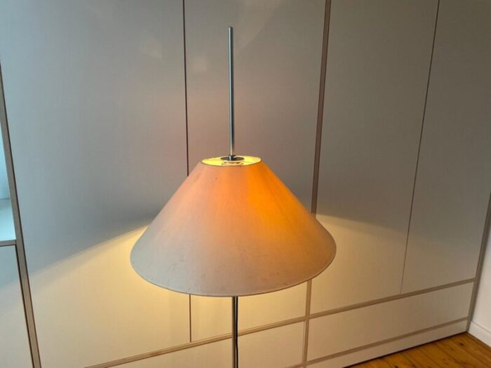 mid century space age vintage teak floor lamp from gepo 10