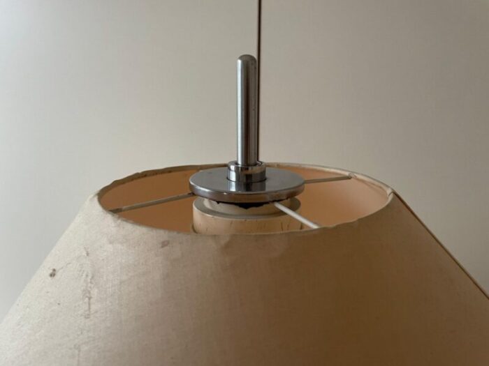 mid century space age vintage teak floor lamp from gepo 7