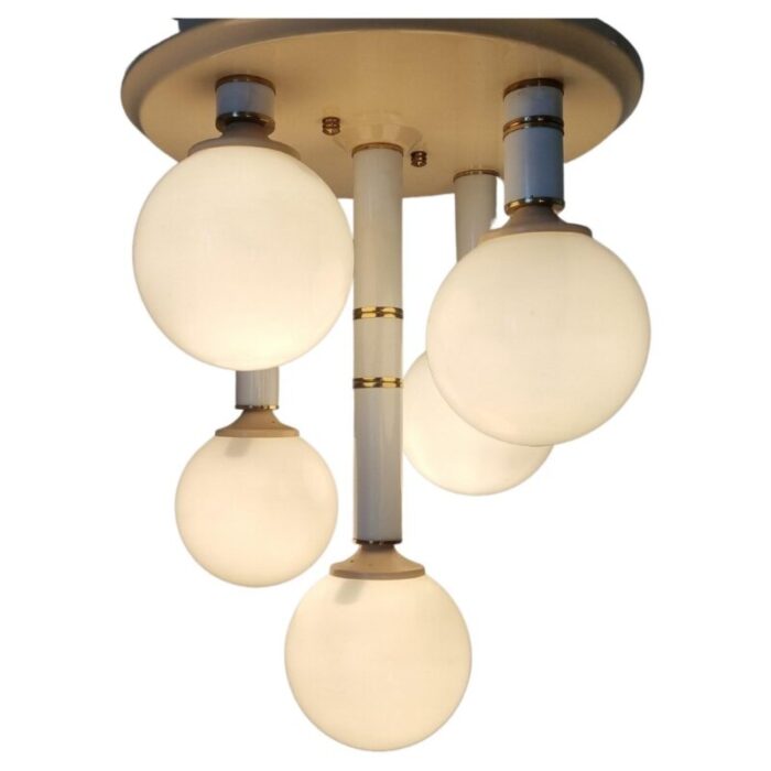 mid century sputnik ceiling light germany 1970s 2