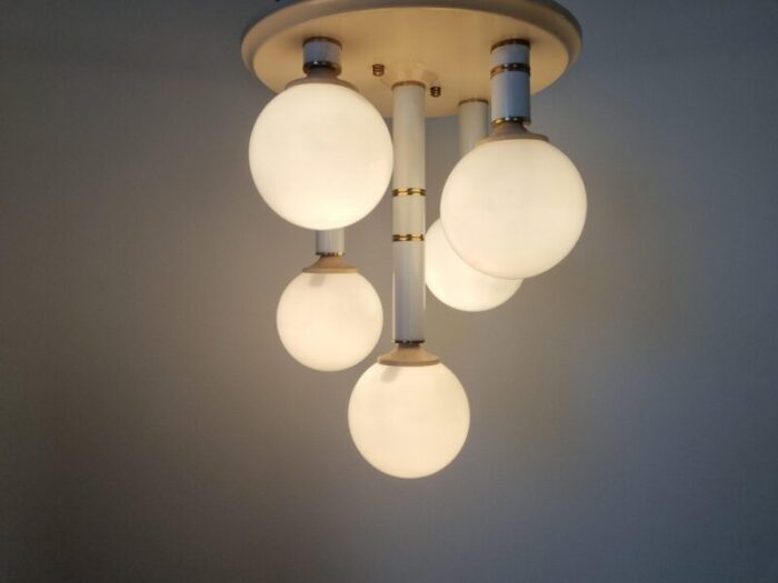 mid century sputnik ceiling light germany 1970s 7