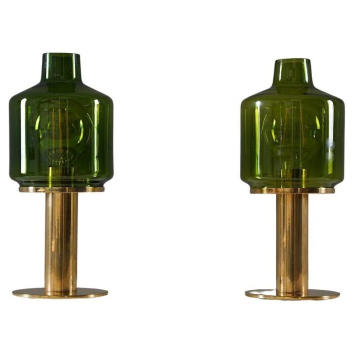 mid century swedish model b 102 table lamps by hans agne jakobsson set of 2 2