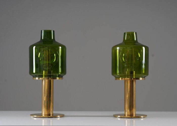 mid century swedish model b 102 table lamps by hans agne jakobsson set of 2 3