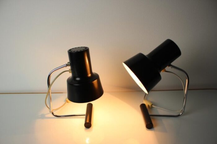 mid century table lamps by josef hurka for napako 1970s set of 2 7