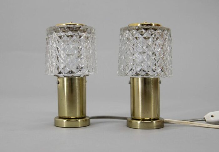 mid century table lamps from kamenicky senov 1970s set of 2 2