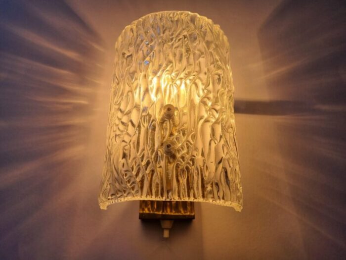 mid century wall lamp from kalmar austria 1970s 18