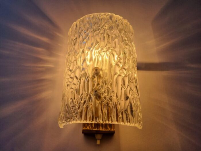 mid century wall lamp from kalmar austria 1970s 8