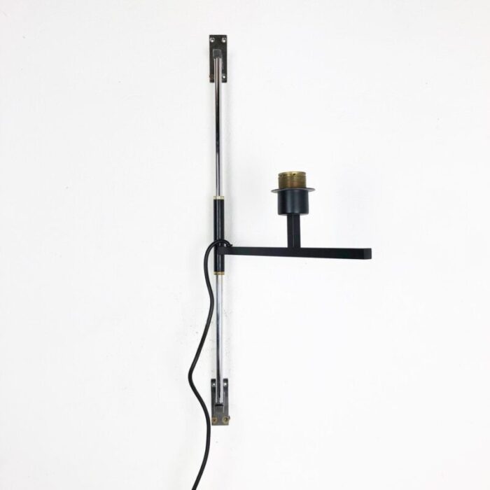 minimalist metal adjustable wall light from cosack germany 1960s 13