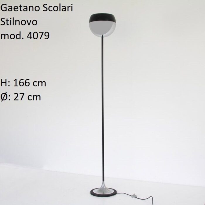 model 4079 floor lamp by gaetano schoolchi for stilnovo 12