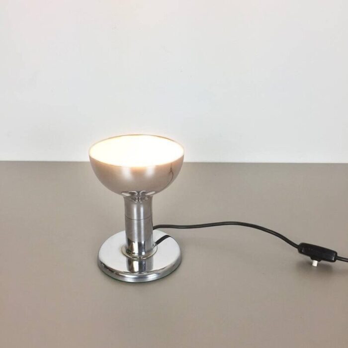 modernist chrome table light from cosack lights germany 1970s 4