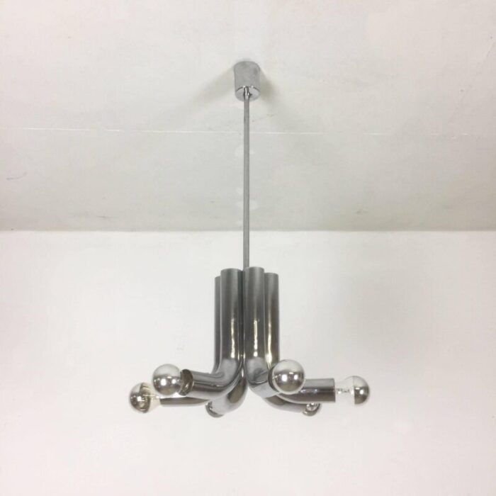 modernist german sputnik hanging light by cosack lights 1960s 9