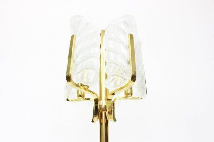 murano glass leaves table lamp by carl fagerlund for orrefors 1960s 2