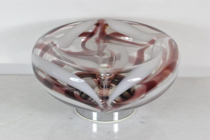 murano glass table lamp from mazzega italy 1970 7