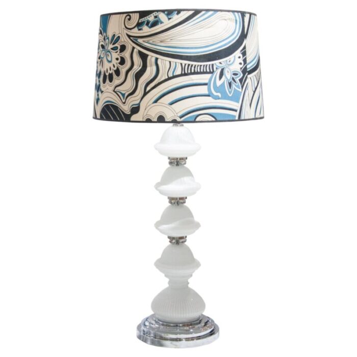 murano glass table lamp italy 1950 1