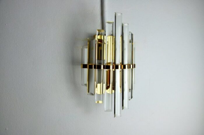 murano glass wall light italy 1970 2