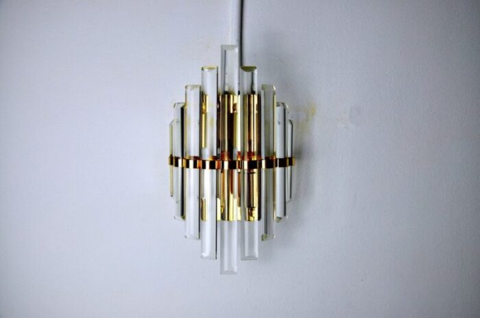 murano glass wall light italy 1970 4