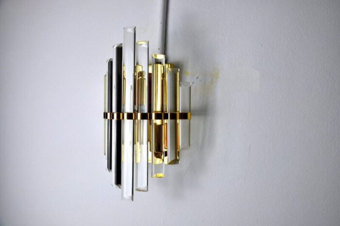 murano glass wall light italy 1970 6