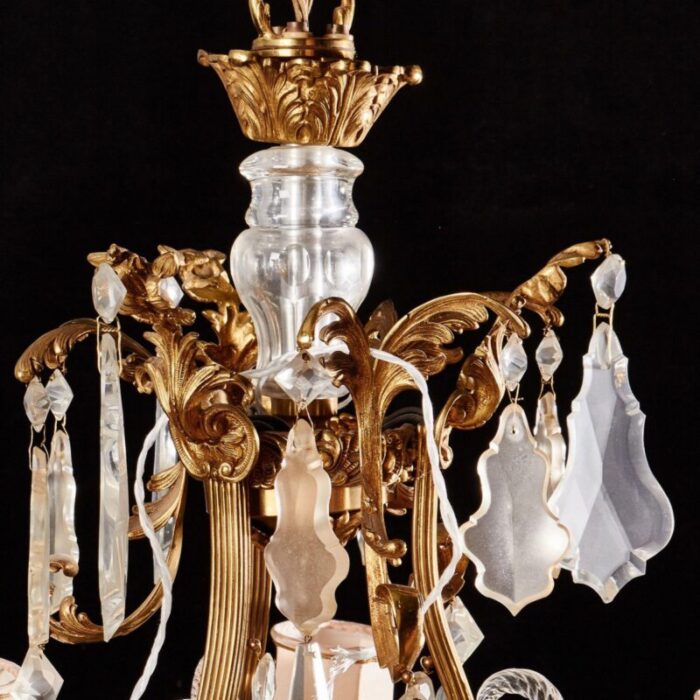 neo rococo style chandelier for 6 candles 2