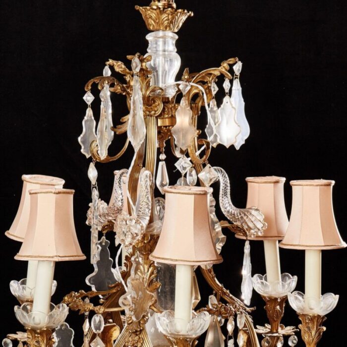 neo rococo style chandelier for 6 candles 3