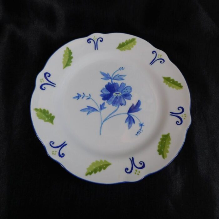 noritake plate in blue spring by susan sargent 0937