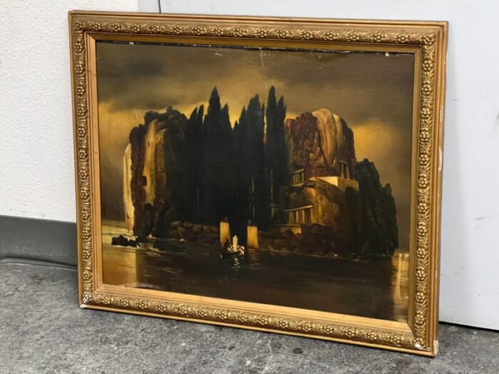 oil painter copy of the isle of dead by arnold bocklin 1827 1901 1154