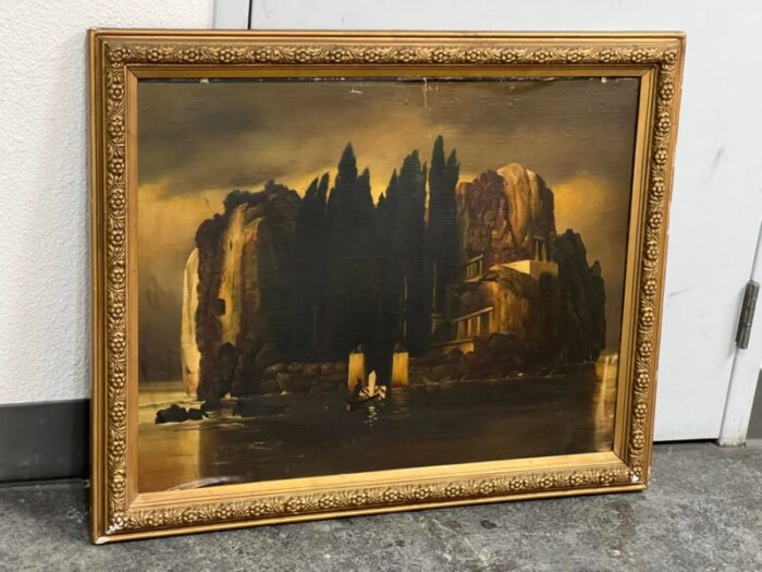 oil painter copy of the isle of dead by arnold bocklin 1827 1901 4796