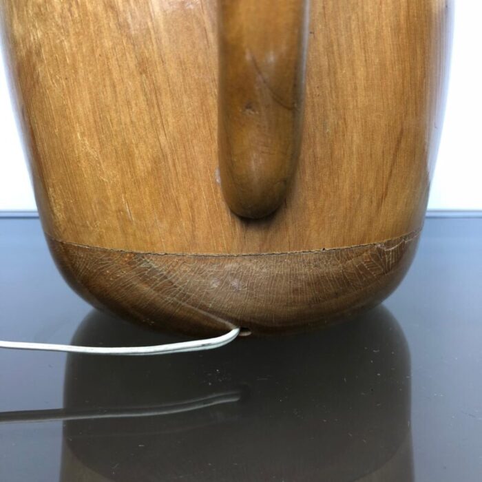 opaline grass wood dolphin lamp by aldo tura for macabo italy 1950s 14