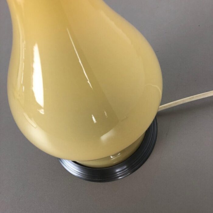 opaline murano glass honey table light by cenedese vetri 1960s 11