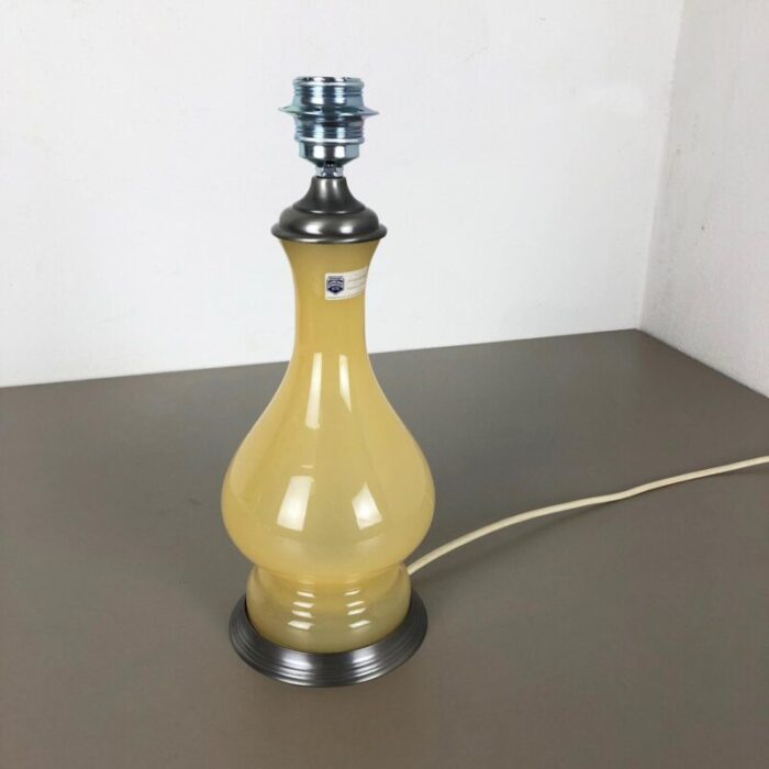 opaline murano glass honey table light by cenedese vetri 1960s 15