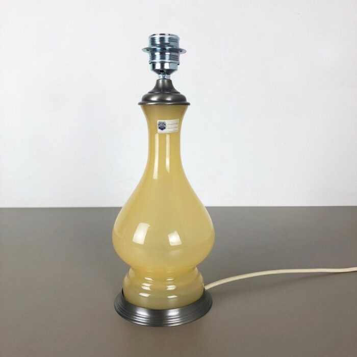 opaline murano glass honey table light by cenedese vetri 1960s 5