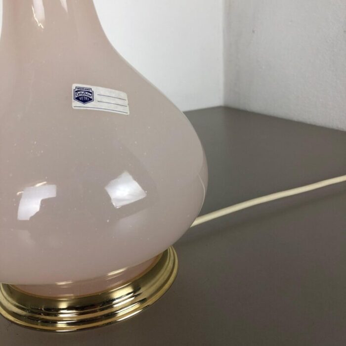 opaline murano glass table light by cenedese italy 1960 12