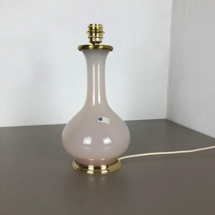 opaline murano glass table light by cenedese italy 1960 4