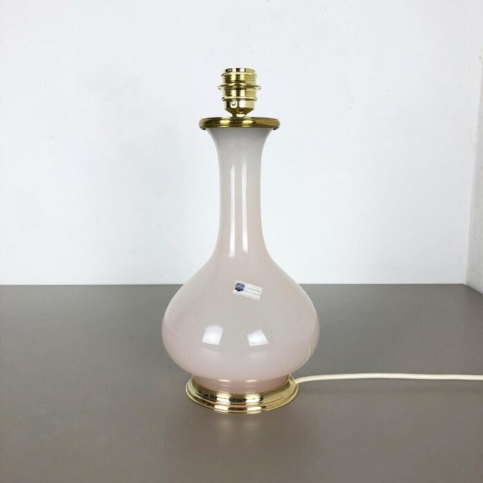 opaline murano glass table light by cenedese italy 1960 5