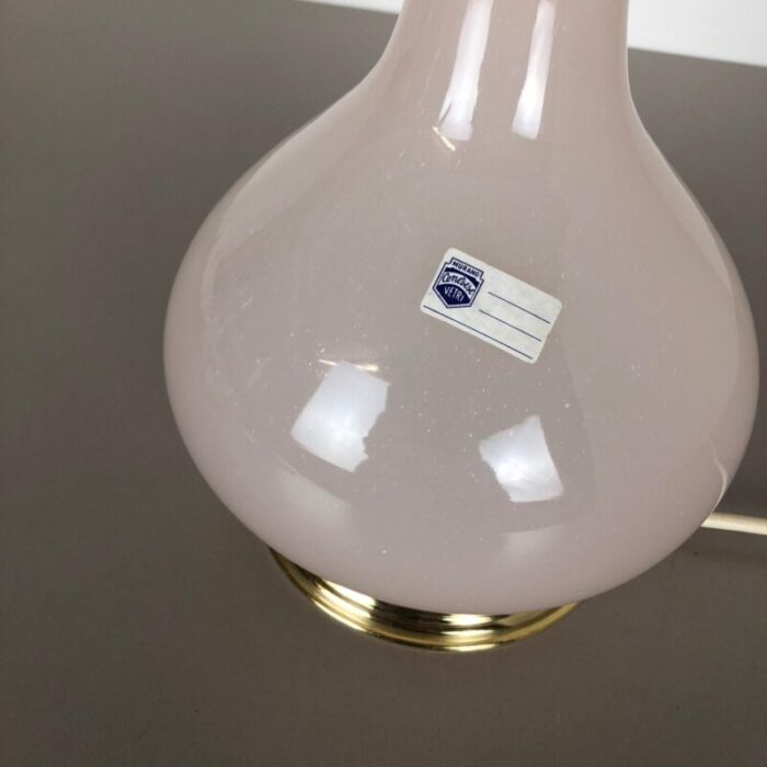 opaline murano glass table light by cenedese italy 1960 6