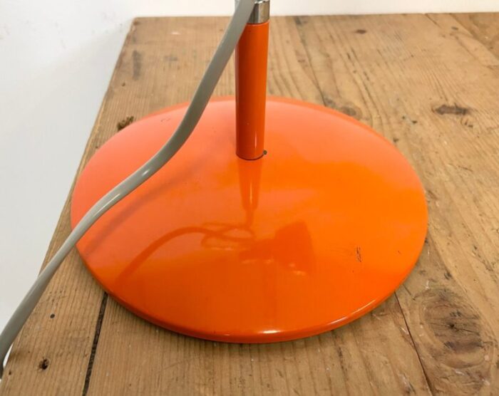 orange table lamp by josef hurka for napako 1960s 10