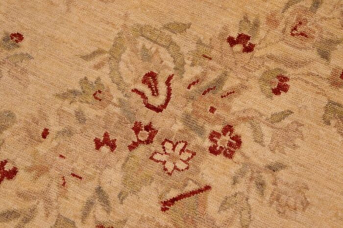 oriental ziegler beige rust hand knotted wool rug 80 x 102 2187