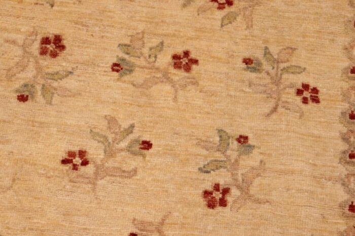 oriental ziegler beige rust hand knotted wool rug 80 x 102 7573