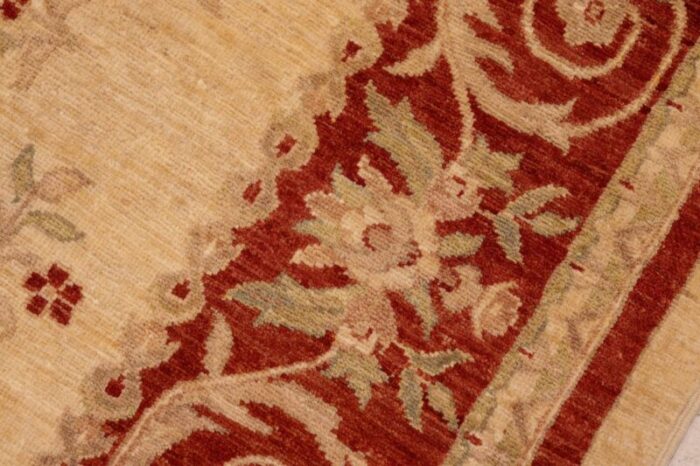 oriental ziegler beige rust hand knotted wool rug 80 x 102 9299