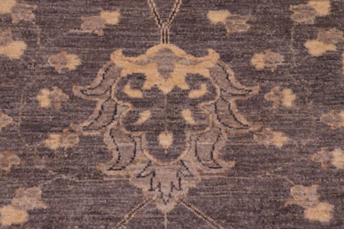 oriental ziegler gray beige hand knotted wool rug 99 x 138 3813